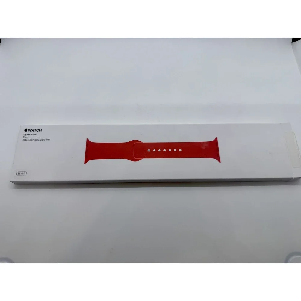 📀 PARTS ONLY Apple 38mm‎ Watch Sport Band PINK - Adjusting Side Only S/M & M/LA